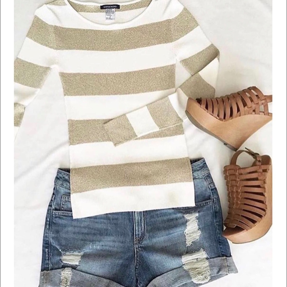 Denim Boyfriend Fit Shorts